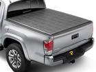 Back corner view of truck with closed tonneau cover. 